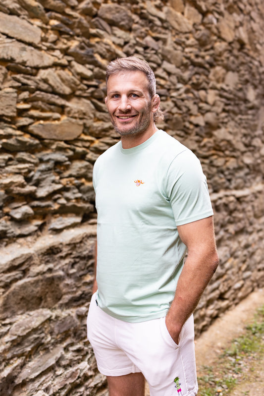 T-Shirt "Rudi" - Misty Jade